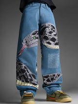 Serpent Script Denim