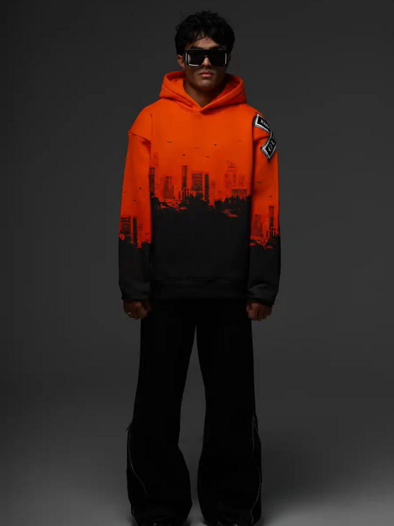 Wounds Within Orange Hoodie