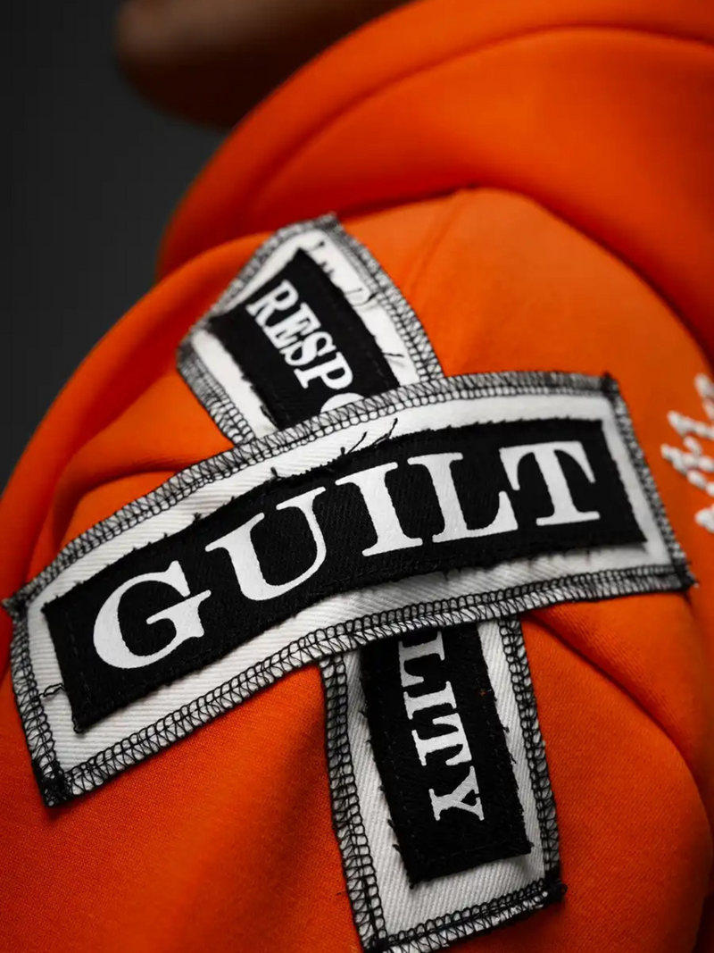Wounds Within Orange Hoodie