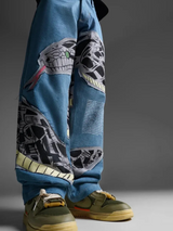 Serpent Script Denim