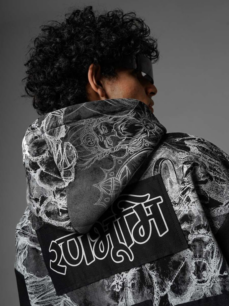 Black Ranbhoomi Hoodie