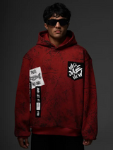Shadow Of Deceit Brick Red Hoodie