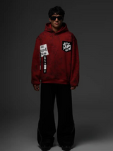 Shadow Of Deceit Brick Red Hoodie
