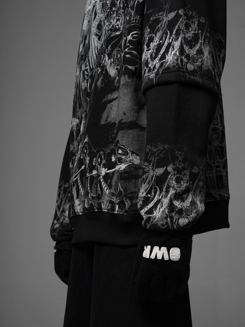 Black Ranbhoomi Hoodie