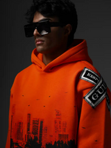 Wounds Within Orange Hoodie